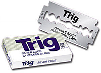 Trig Stainless Steel Double Edge Razor Blades - Pack of 10