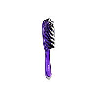 Hi Lift Crystal Large 6 Rows Hair Brush Purple