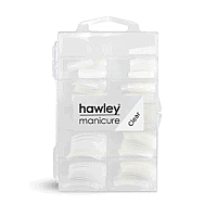 Hawley Clear Professional Nail Tips in Tray 250 
