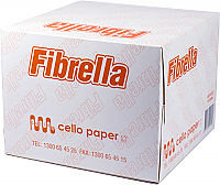 Fibrella Cello Paper Absorbent Facial Wipes 75 Box