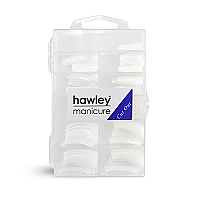 Hawley Cut Out Professional Nail Tips in Tray 100 