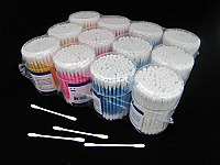 Cotton Swabs for Professional Use In Round Cannister