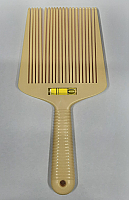 Flat Top Comb Creamy Yellow