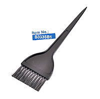 B333SB1-Salon Says Premium Solid Dark Charcoal Tinting Brush 