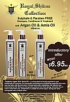 Royal Shivas Argan & Amla Oil Treatment-Sulphate & Paraben Free-300ml   