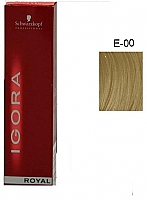 SCHWARZKOPF PROFESSIONAL IGORA ROYAL HAIR COLOR E-00 Lightening Extract 60mL 