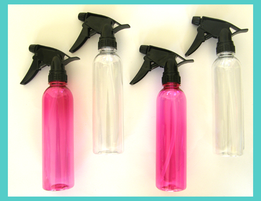 UFO Professional Tools Water Sprayers -Transparent Plastic Pink and Clear