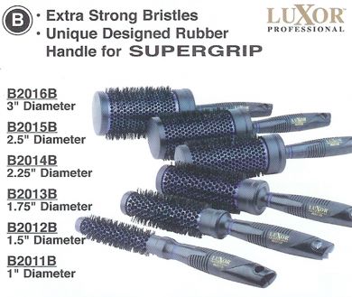 B2016B Luxor Supergrip Purple Thermal Brushes-3" Diam