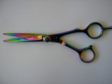 TBS6-Titanium Coated Barber Scissors-6"