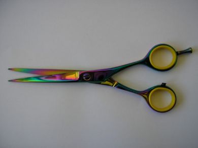 TBS6.5-Titanium Coated Barber Scissors-6.5"