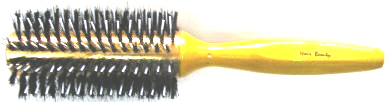 HBTPB14 Hair & Beauty Brand Thermal Porcupine Brush-Pure Bristle/14 Rows Gold Barrel