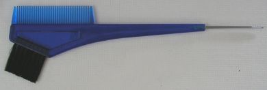 TB2-Tint Brush with Metal Tail Comb 2 in 1- Blue