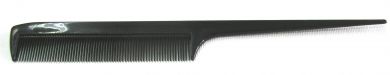 Hair & Beauty Plastic Tail Comb with Fine teeth (Black)