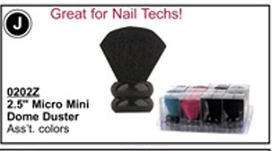 Luxor 2.5" Micro Mini Dome Duster in Assorted Colours