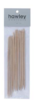 4013C 10 pk 6'' Point & Bevel Orange Sticks
