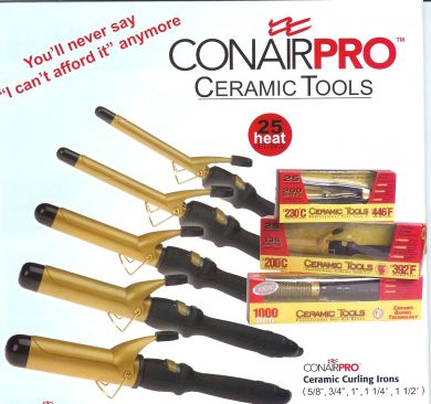 CONAIR PRO Ceramic Tools Curling Iron-16mm Barrel