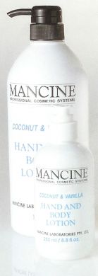 Mancine Hand & Body Lotion Coconut & Vanilla 250ml