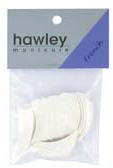 Hawley Nail Tips- Curved French White 50/pack-Size#2