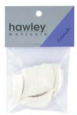Hawley Nail Tips- Curved French White 50/pack-Size#8