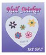 4023B6-Nail Jewellery Small with 5 Stick on Decals with Diamantes