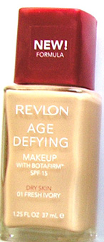 Revlon Age Defying make Up with Botafirm SPF15-Dry Skin- New Formula-15ml Fresh Ivory