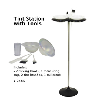 2486-Portable Tinting Station with accessories as shown