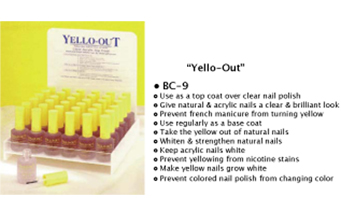 Yellow Out-Prevents yellow staining of nails!!