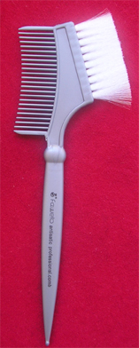 Faweio Tint Brush and Comb combo Silver