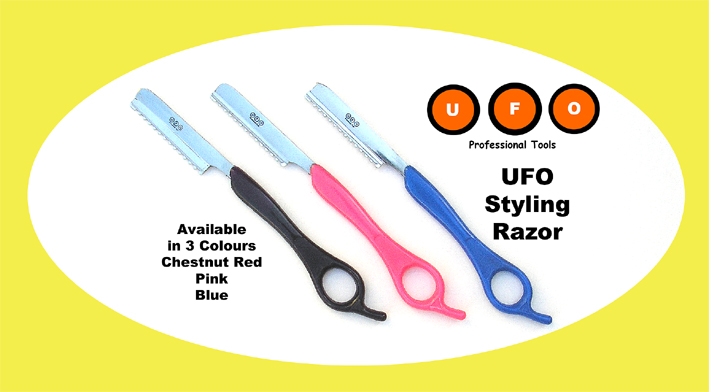 UFO Professional Tools-Styling Razor-Blue (with Blade)