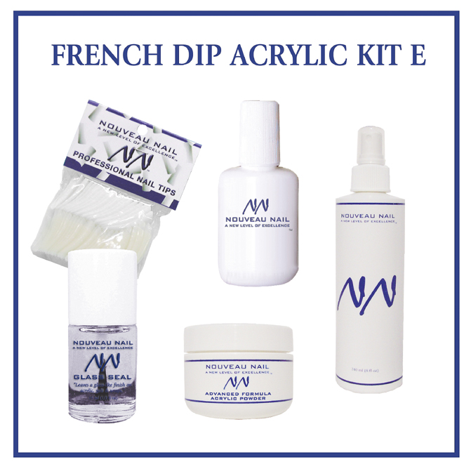 Nouveau Nail Kit E - French Dip Acrylic