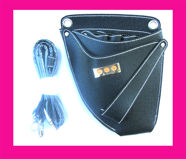 UFO Professional Tools Scissor Holster with Belt in Black-Design UFO-25