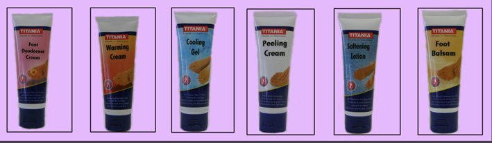 Titania Foot Creams 75ml-Softening Lotion