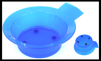 Tint Bowl Blue with Rubber Grip Base