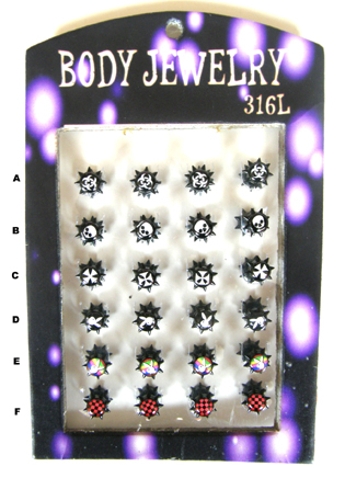 Body Jewelley Star-Design A