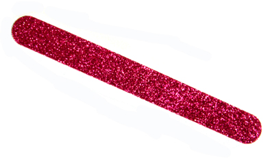 Nirvana Collection Glitter Nail File-Hot Pink