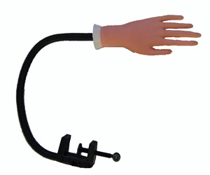 Nirvana Collection-Practice Training Hand (soft) with Clamp and Flexible Extendable arm