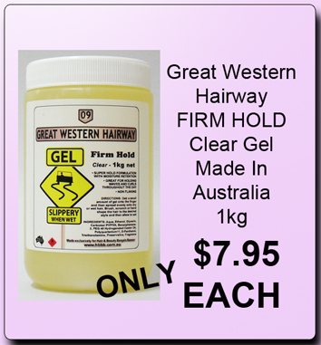 Great Western Hairway Firm Hold Hair Gel-Clear-1Kg